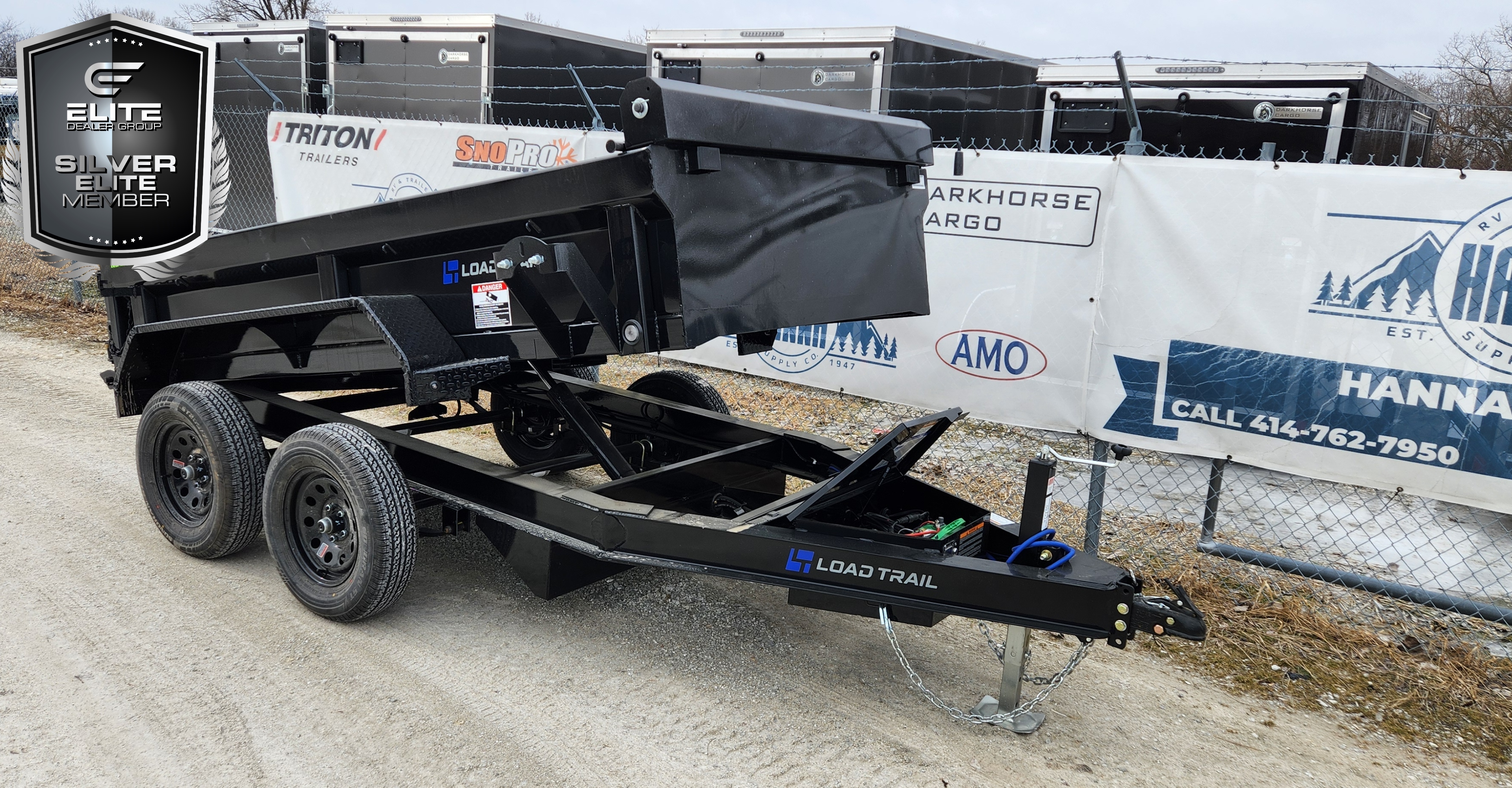 Load Trail 5 X 10 Tandem Axle 7,000 Lb Dump Trailer - 18" Sides